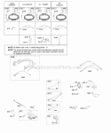 Alternators Fuel Supply Ignition Diagram and Parts List for 441777-0428-E1  Briggs and Stratton Engine